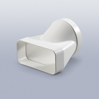 Endst�ck flach auf rund f�r 125er System